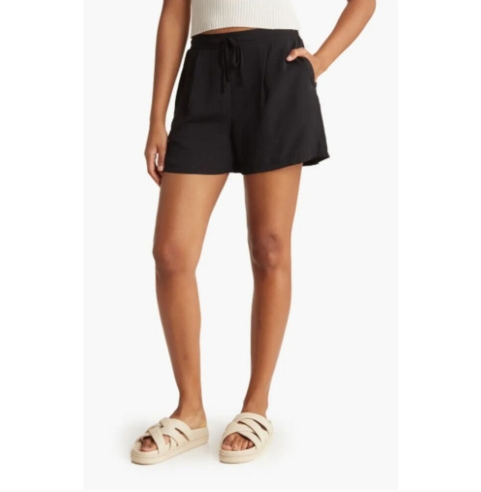 CeCe Navy Blue Pull On Casual Shorts Size Small